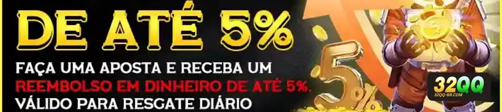 Cashback Diário de até 5%